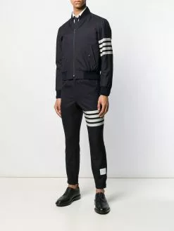 Thom Browne plain weave suiting track pants