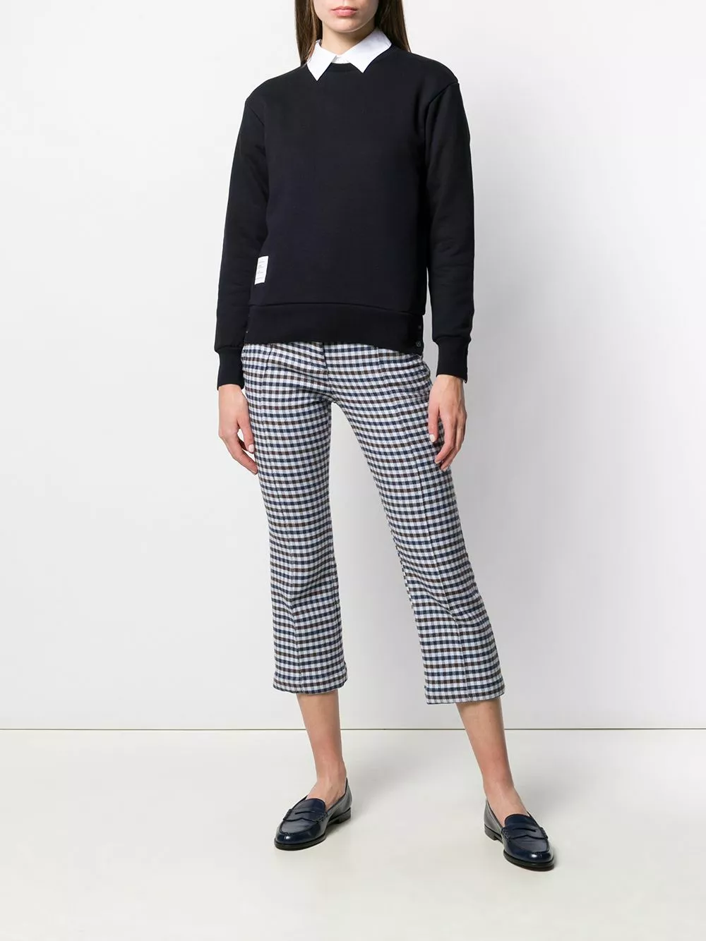 Thom Browne RWB stripe sweatshirt sweaters of women 2 Thom Browne RWB-stripe sweatshirt