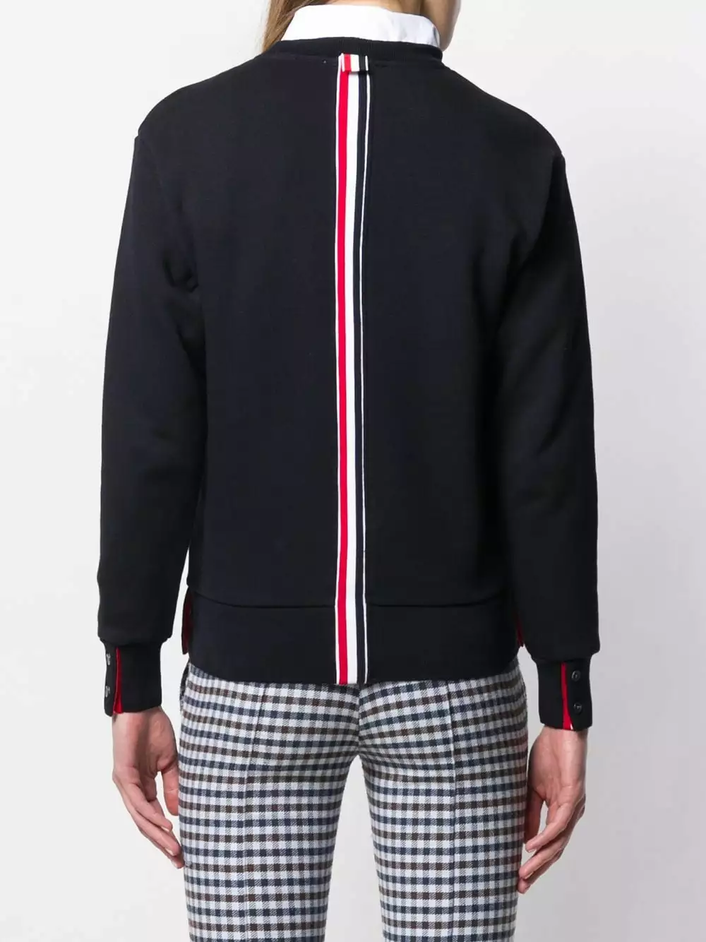 Thom Browne RWB stripe sweatshirt sweaters of women 4 Thom Browne RWB-stripe sweatshirt