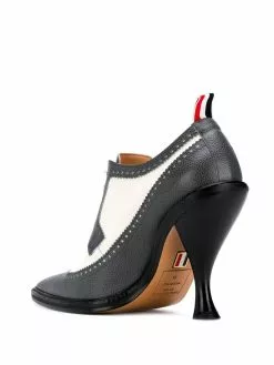 Thom Browne curved heel brogue pumps