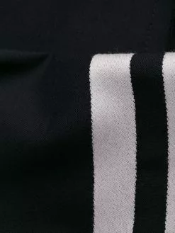 Thom Browne 4-Bar plain weave suiting overcoat