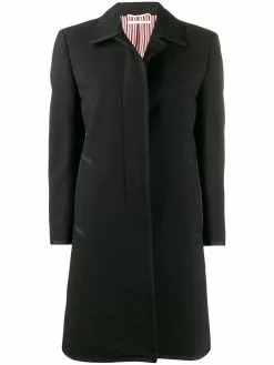 Thom Browne seersucker wool overcoat