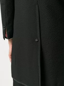 Thom Browne seersucker wool overcoat