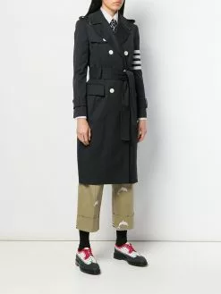 Thom Browne 4-Bar waterproof trench coat