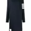 Thom Browne 4-Bar loopback sweatshirt dress