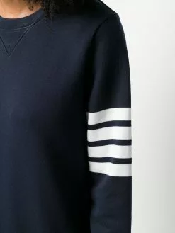 Thom Browne 4-Bar loopback sweatshirt dress