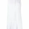 Thom Browne RWB stripe sleeveless pleated tennis dress