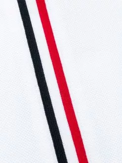 Thom Browne RWB stripe sleeveless pleated tennis dress