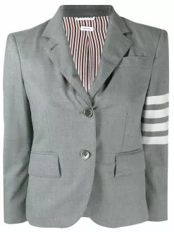Thom Browne 4-Bar plain weave suiting jacket