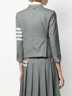 Thom Browne 4-Bar plain weave suiting jacket