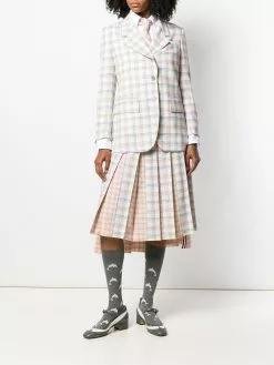 Thom Browne check-print blazer
