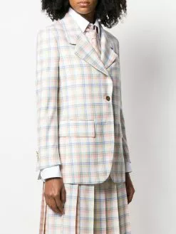 Thom Browne check-print blazer