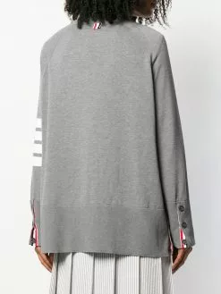 Thom Browne 4-Bar exaggerated sleeve jumper
