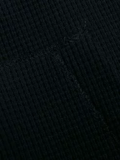 Thom Browne 4-Bar waffle stitch zip-up hoodie