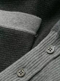 Thom Browne Funmix 4-Bar v-neck cardigan