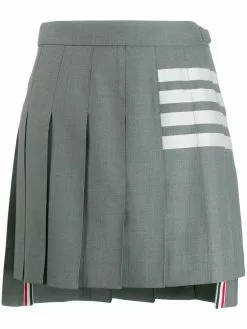 Thom Browne 4-Bar pleated miniskirt