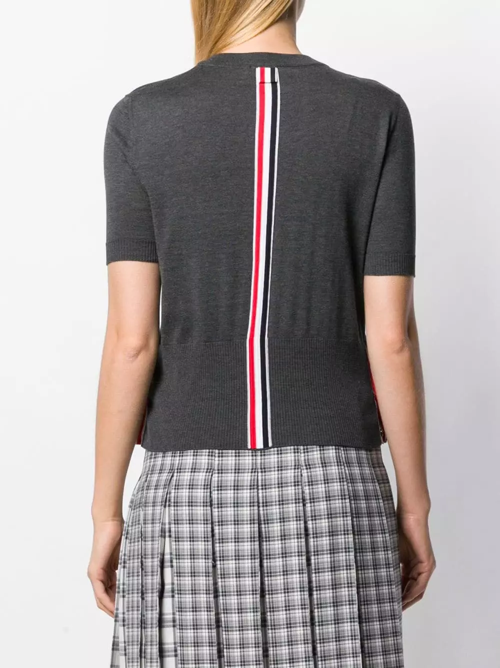 Thom Browne RWB stripe knitted top knitted tops of women 4 Thom Browne RWB-stripe knitted top