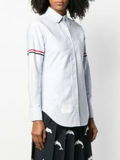 Thom Browne university-stripe Oxford shirt