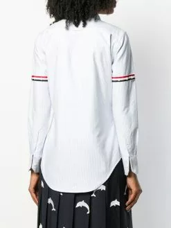 Thom Browne university-stripe Oxford shirt