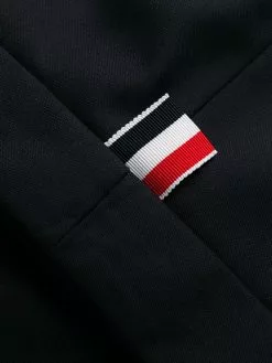 Thom Browne plain weave 4-Bar skinny trousers