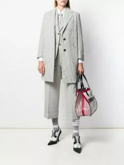 Thom Browne button fly striped sack trousers
