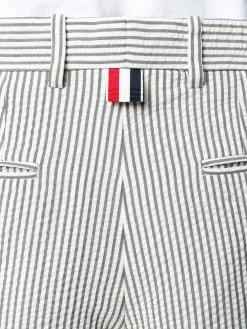 Thom Browne button fly striped sack trousers