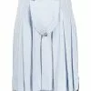 Thom Browne seersucker striped pleated skirt