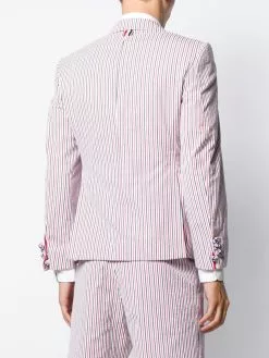 Thom Browne RWB seersucker striped sport blazer