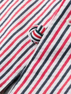 Thom Browne RWB seersucker striped sport blazer