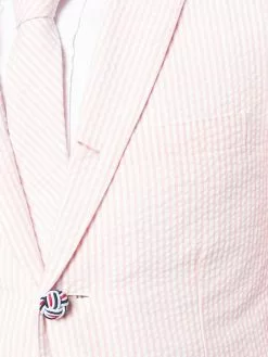 Thom Browne seersucker striped sport blazer