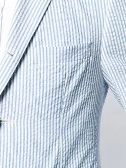 Thom Browne seersucker striped sport blazer