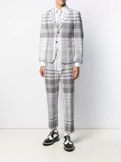 Thom Browne plaid Madras-print sport blazer