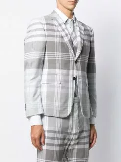 Thom Browne Plaid Madras print sport blazer suit & dinner jackets of men 9 Thom Browne plaid Madras-print sport blazer