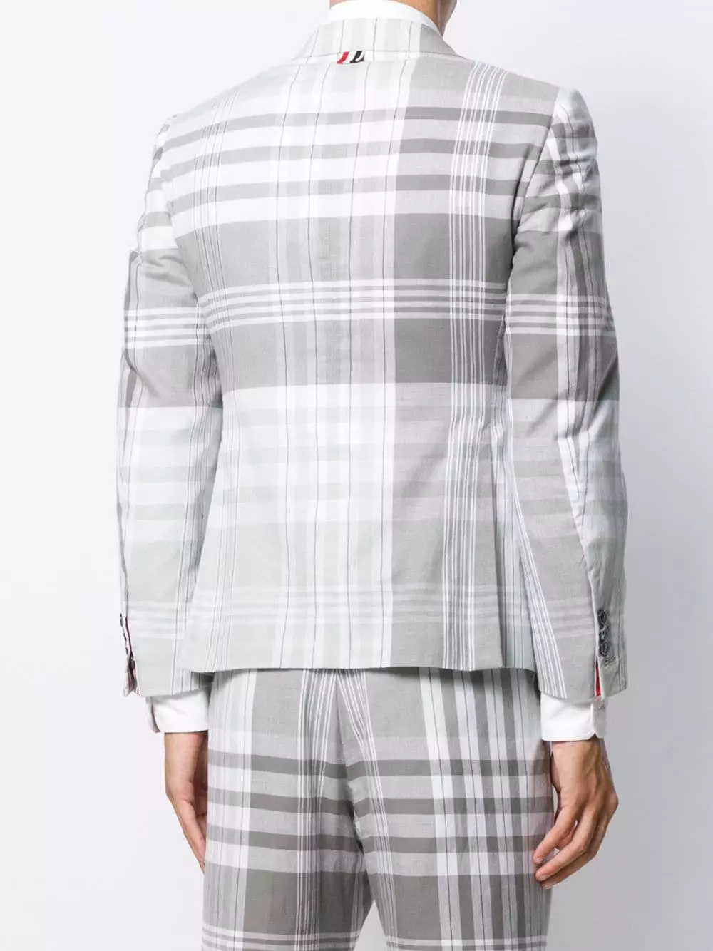 Thom Browne Plaid Madras print sport blazer suit & dinner jackets of men 4 Thom Browne plaid Madras-print sport blazer