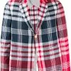 Thom Browne plaid Madras-print sport blazer
