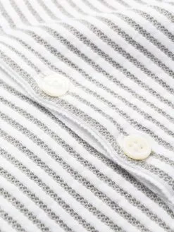 Thom Browne seersucker raglan sleeve polo shirt