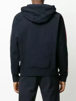 Thom Browne interlock RWB stripe hoodie