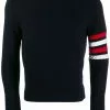 Thom Browne 4-Bar saddle sleeve sweater