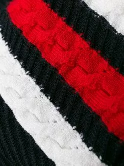 Thom Browne 4-Bar saddle sleeve sweater