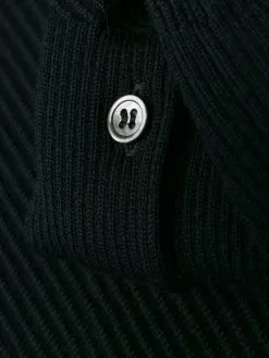 Thom Browne 4-Bar saddle sleeve sweater
