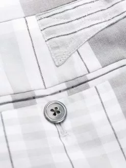 Thom Browne large plaid Madras-print trousers