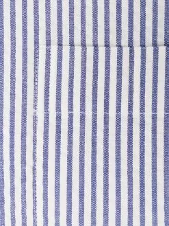 Thom Browne striped short-sleeved seersucker shirt