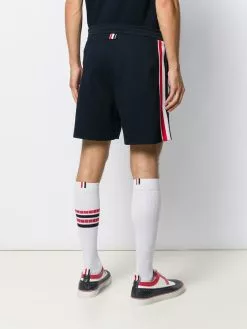 Thom Browne interlock RWB stripe shorts