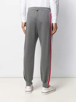 Thom Browne interlock RWB stripe track pants