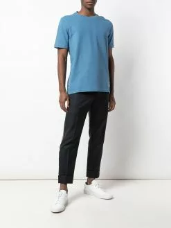 Thom Browne Center-Back Stripe Piqué T-shirt