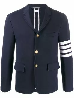 Thom Browne 4-Bar loopback sport blazer