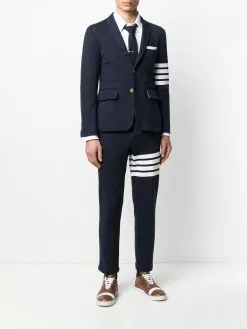 Thom Browne 4-Bar loopback sport blazer