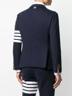 Thom Browne 4-Bar loopback sport blazer