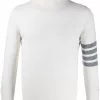 Thom Browne 4-Bar turtleneck jumper