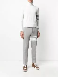 Thom Browne 4-Bar turtleneck jumper